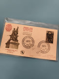 Lettre premier jour Courbevoie 1956 Verdun philatélie Xᵉ anniversaire FDC (Ref 2