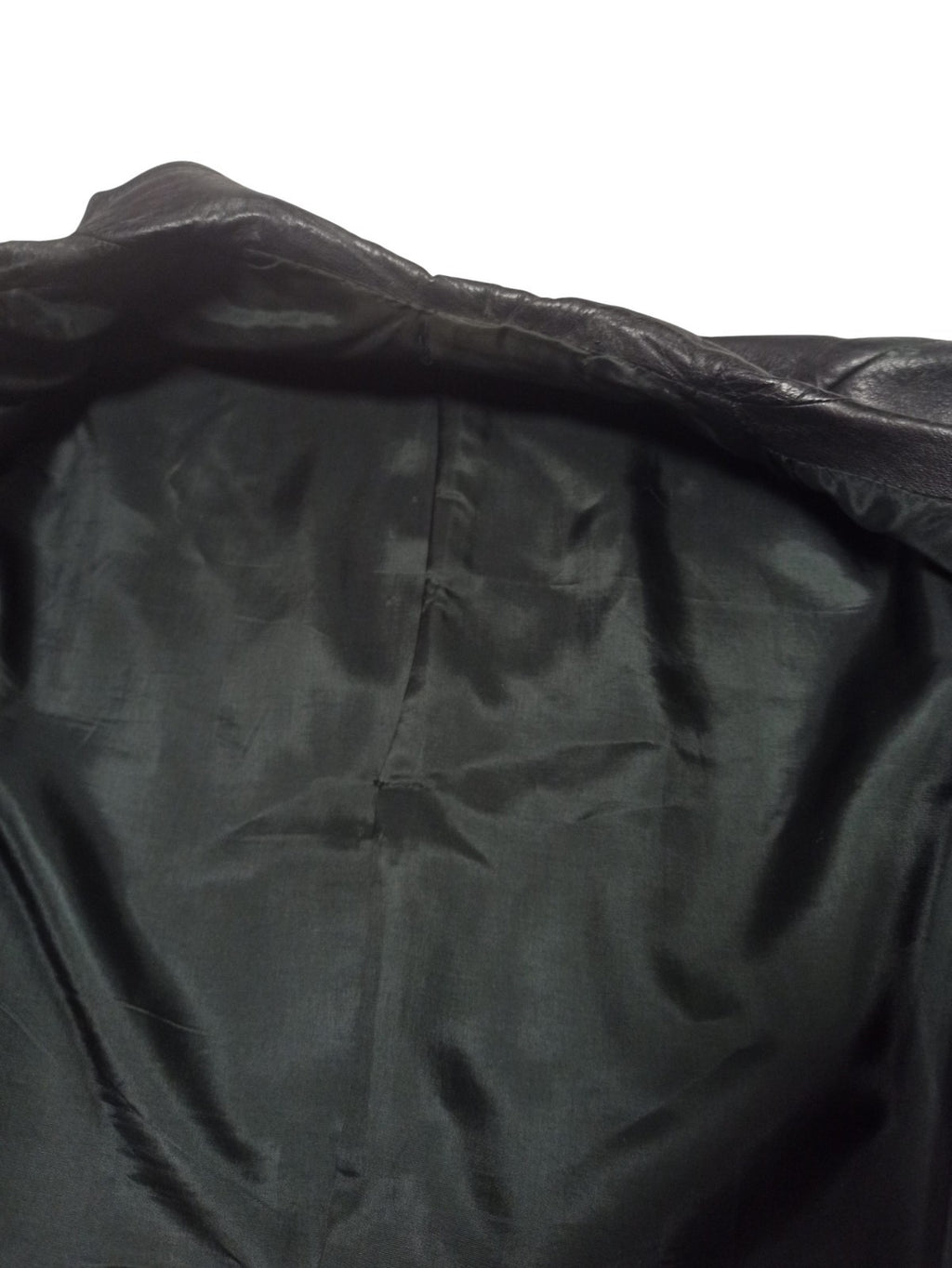 Veste blazer cuir noir vintage ancien rétro veste authentique homme
