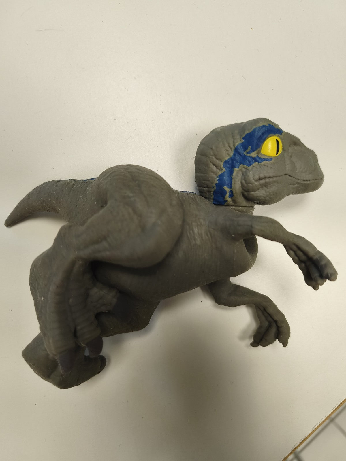 Figurine Stretch Jurassic World Raptor Blue à réparer jouet dinosaure flexible e