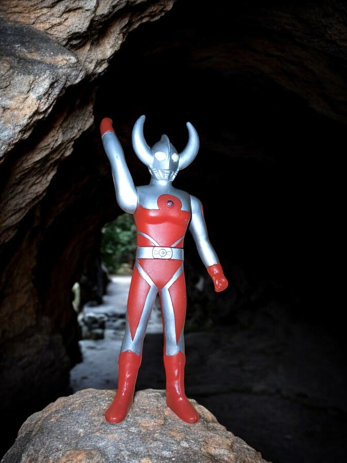 Figurine Ultraman Bandai Japan Héros ? Rouge et Argent ? Série TV Tokusatsu