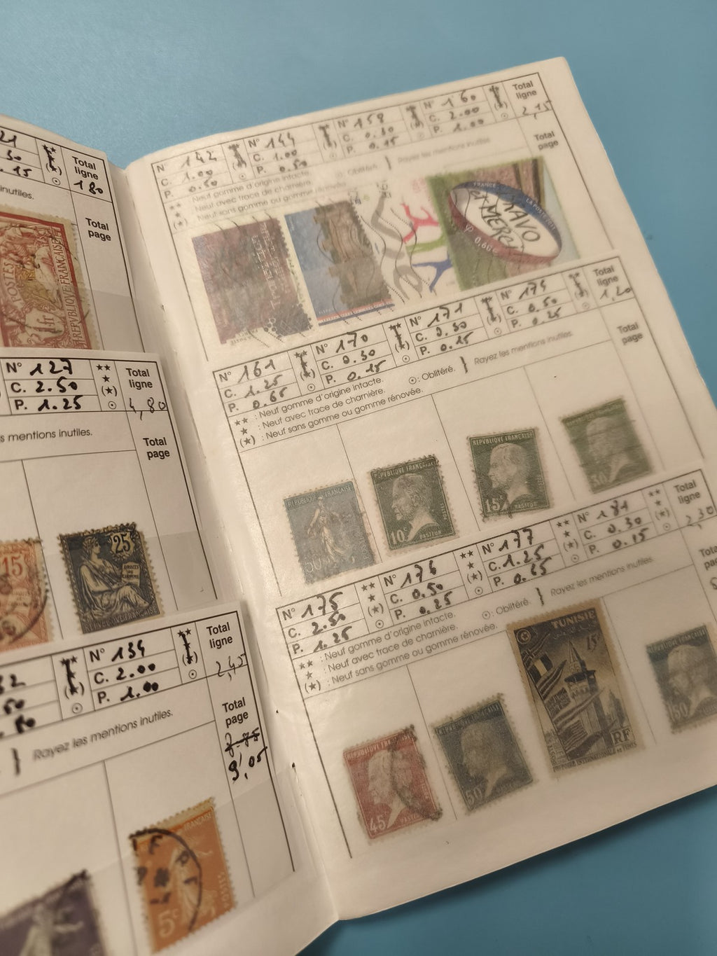 Lot timbres anciens carnet à choix Yvert & Tellier France oblitérés collection