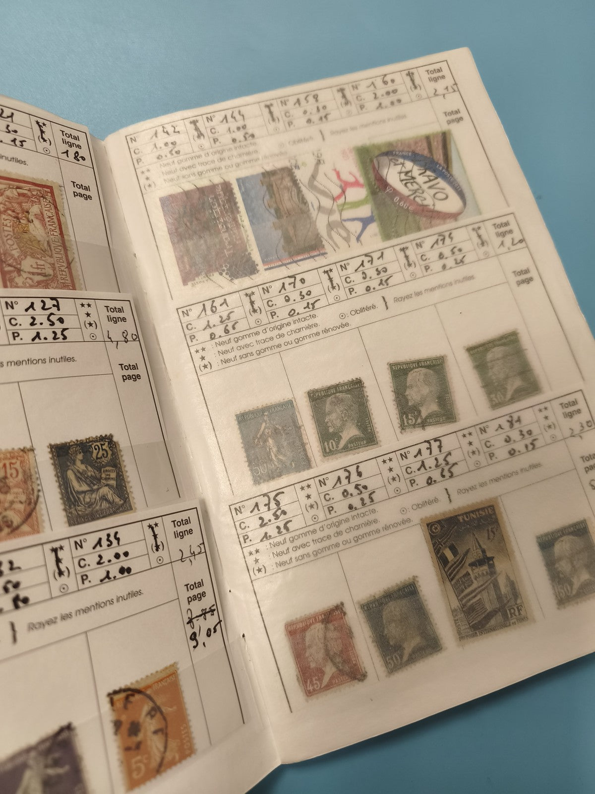 Lot timbres anciens carnet à choix Yvert & Tellier France oblitérés collection