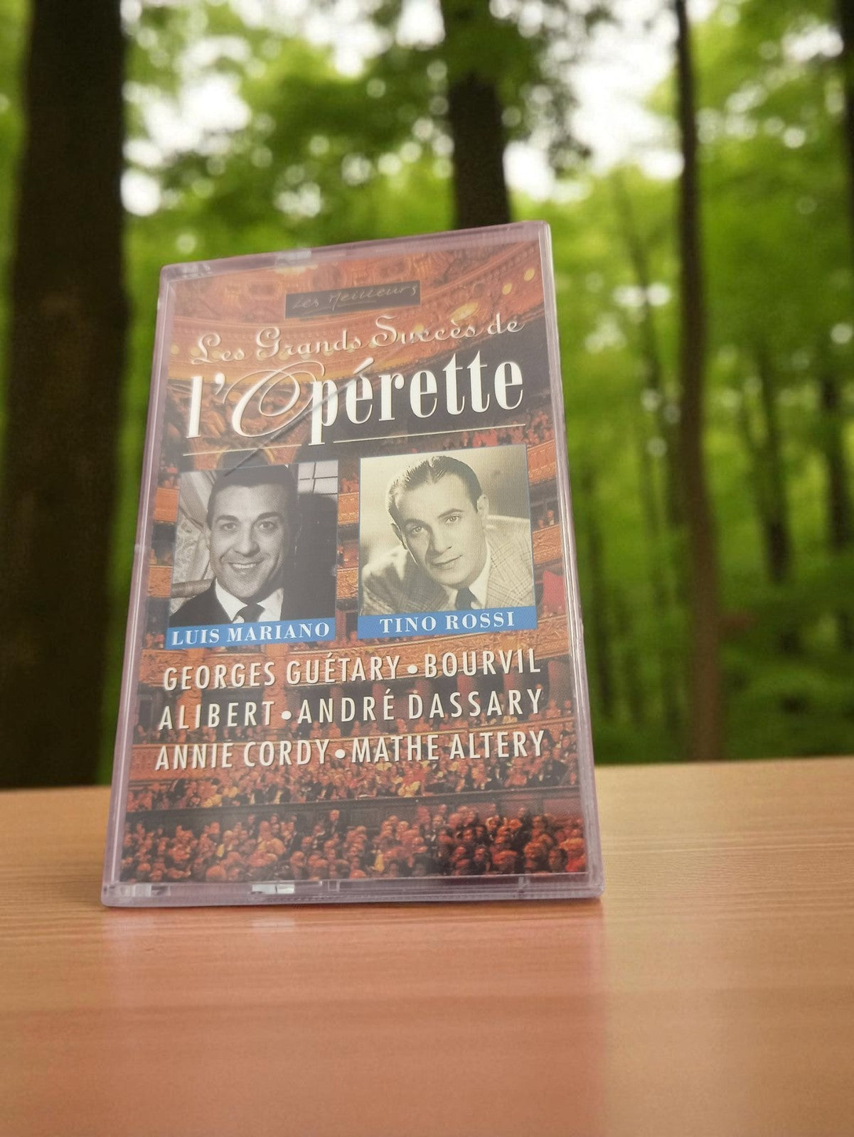Cassette audio vintage Les Grands Succès de l’Opérette Luis Mariano Tino Rossi