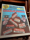 Ancien journal Charlie Hebdo n°581 années 70 satire presse vintage rétro