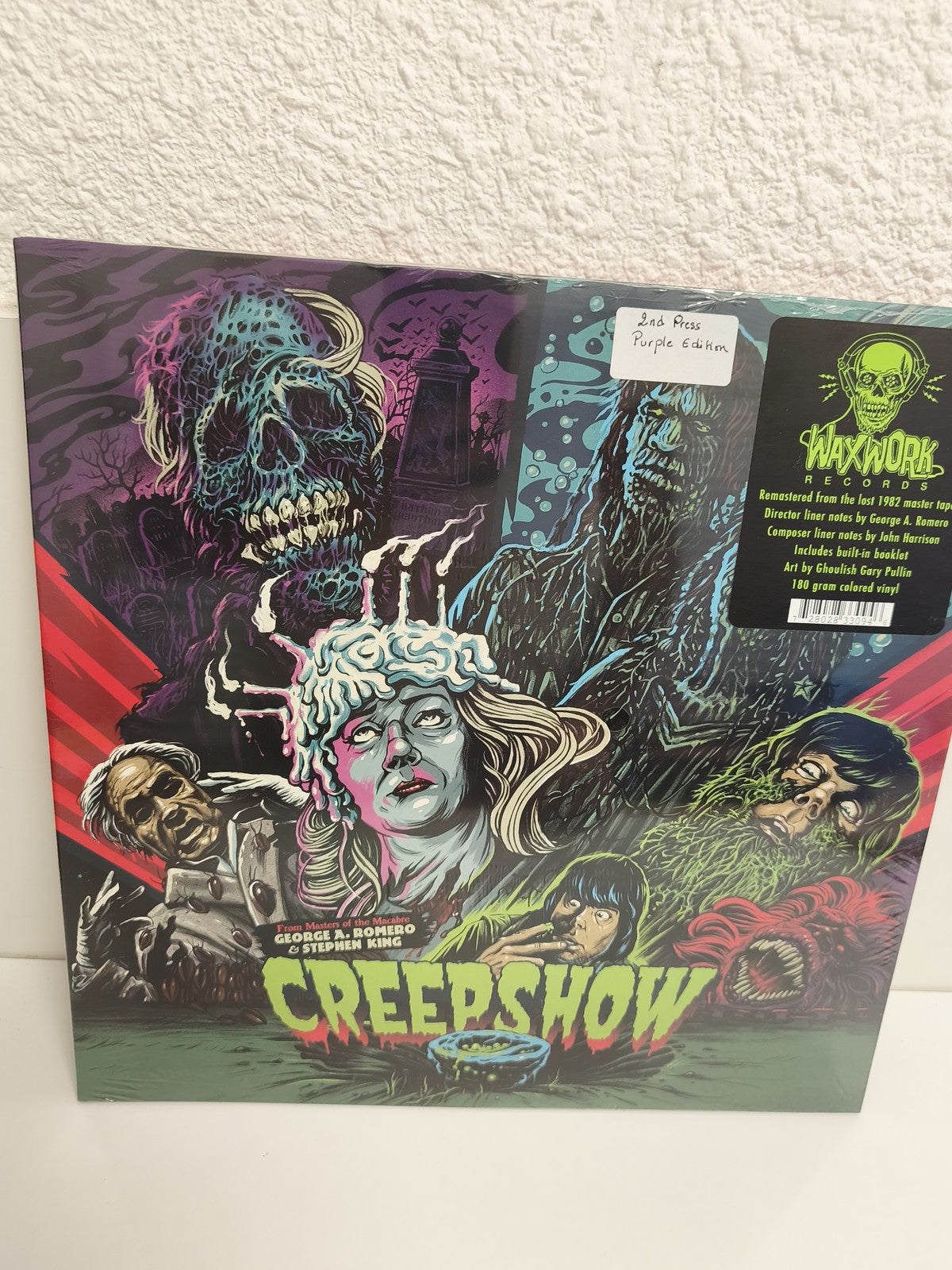 Vinyle 33 tours Creepshow Waxwork 2nd Press Purple Edition neuf
