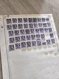 Gros lot timbres anciens Marianne violet 40c oblitérés philatélie étude