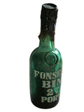 Mignonnette ancienne d?alcool rétro, flacon miniature collection vintage déco ba