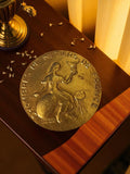 Médaille bronze vintage Chambres des Métiers de France relief doré ancien