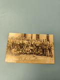 Carte postale ancienne CPA militaire groupe soldats Metz vintage collection
