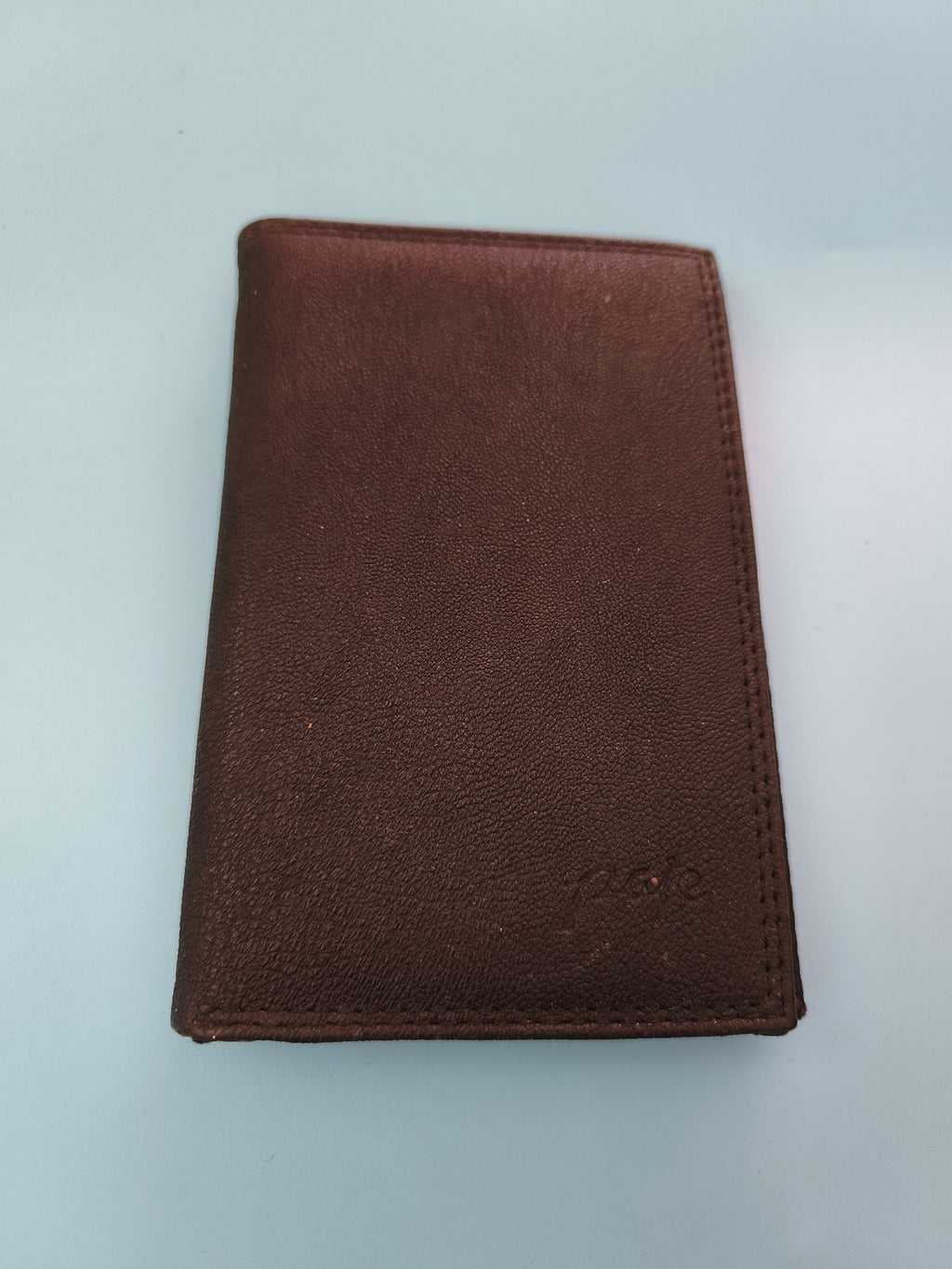 Portefeuille vintage en cuir Ancienne porte-monnaie rétro pour collectionneur