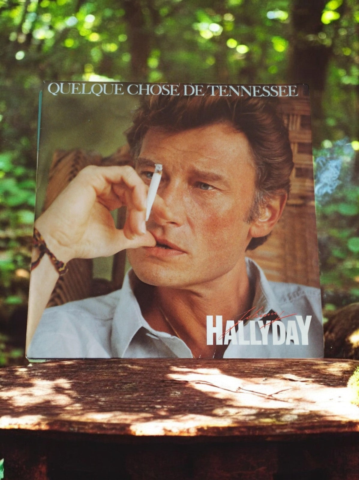 Vinyle 45T Johnny Hallyday Quelque chose de Tennessee pochette couleur