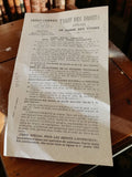 Livret ancien Crédit Lyonnais tarif garde titres 1924 banque vintage papier