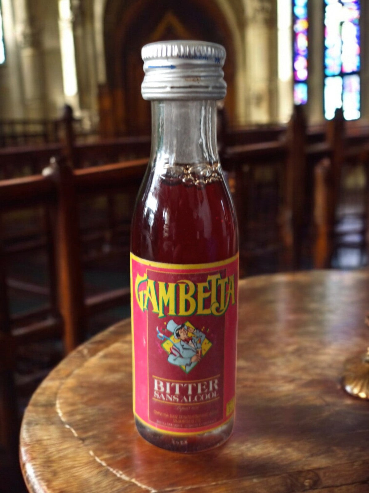 Mignonnette Gambetta Bitter sans alcool vintage étiquette années 70