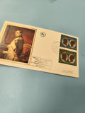 Enveloppe FDC premier jour St. Lucia Napoléon illustration couleur timbres