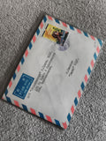 Lettre aérienne URSS affranchie timbre illustré, enveloppe Par Avion, philatélie