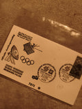 Enveloppe premier jour Olympiades 1968 Allemagne, cachets, timbre Philatélie (Re
