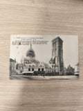 Carte postale ancienne Tours Basilique Saint-Martin Tour Charlemagne noir et bla