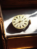 Mouvement montre mécanique TOURIST vintage cadran doré années 60 rétro