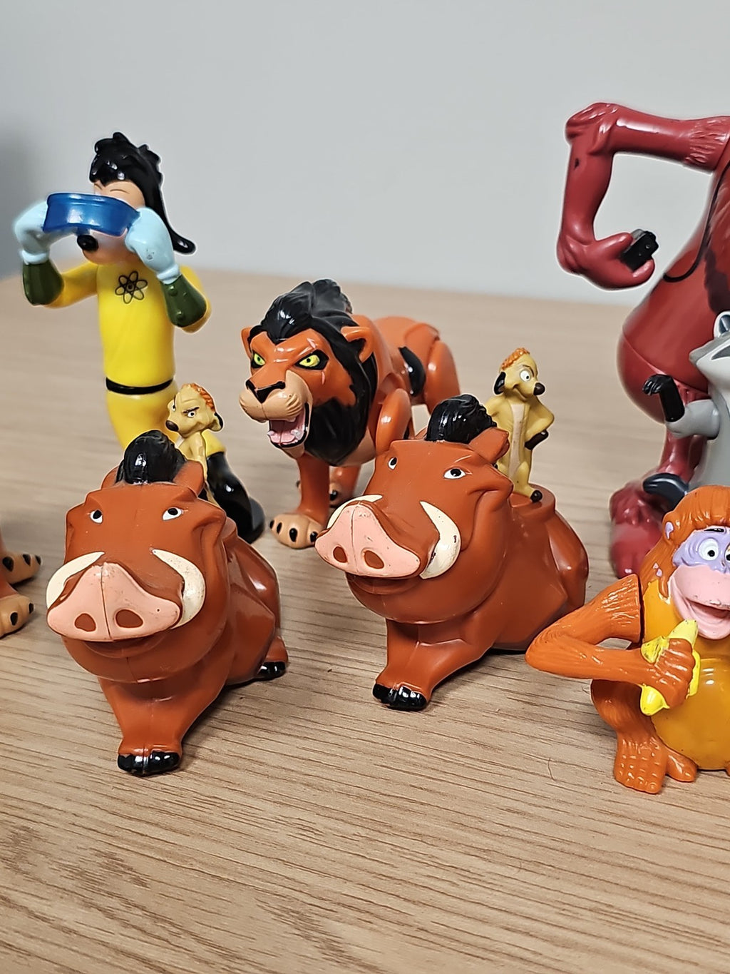 Lot figurines vintage Disney Roi Lion Jungle Book rétro jouets personnages