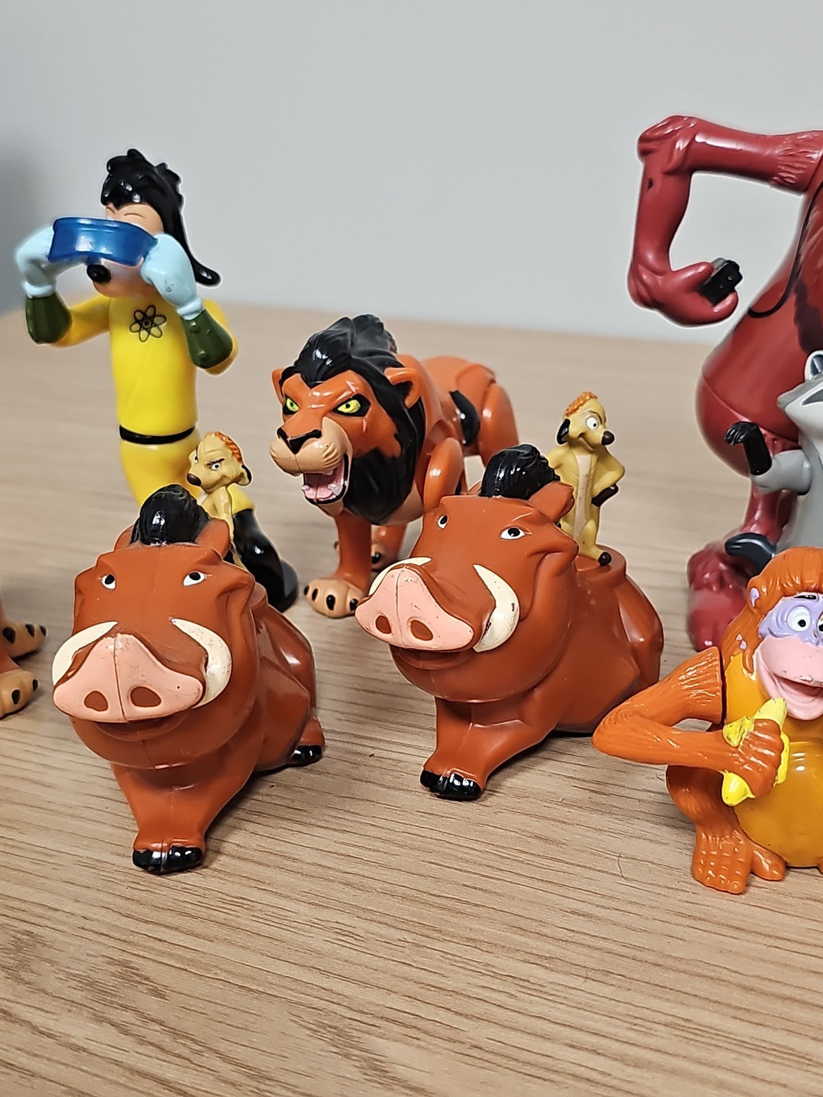Lot figurines vintage Disney Roi Lion Jungle Book rétro jouets personnages