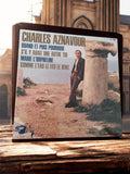 Vinyle 45T Charles Aznavour Barclay pochette photo vintage années 70