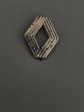 Pin's ancien Renault rétro, badge collection automobile vintage, objet publicita