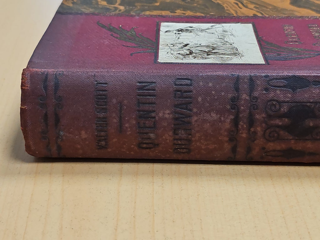 Livre ancien Quentin Durward roman vintage collection littérature rétro France