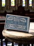 Paquet ancien allumettes soufrées Régie Française TEITA vintage bleu rétro