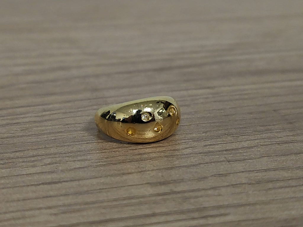 Bague vintage ancienne Yves Rocher taille 53 rétro collection bijou occasion