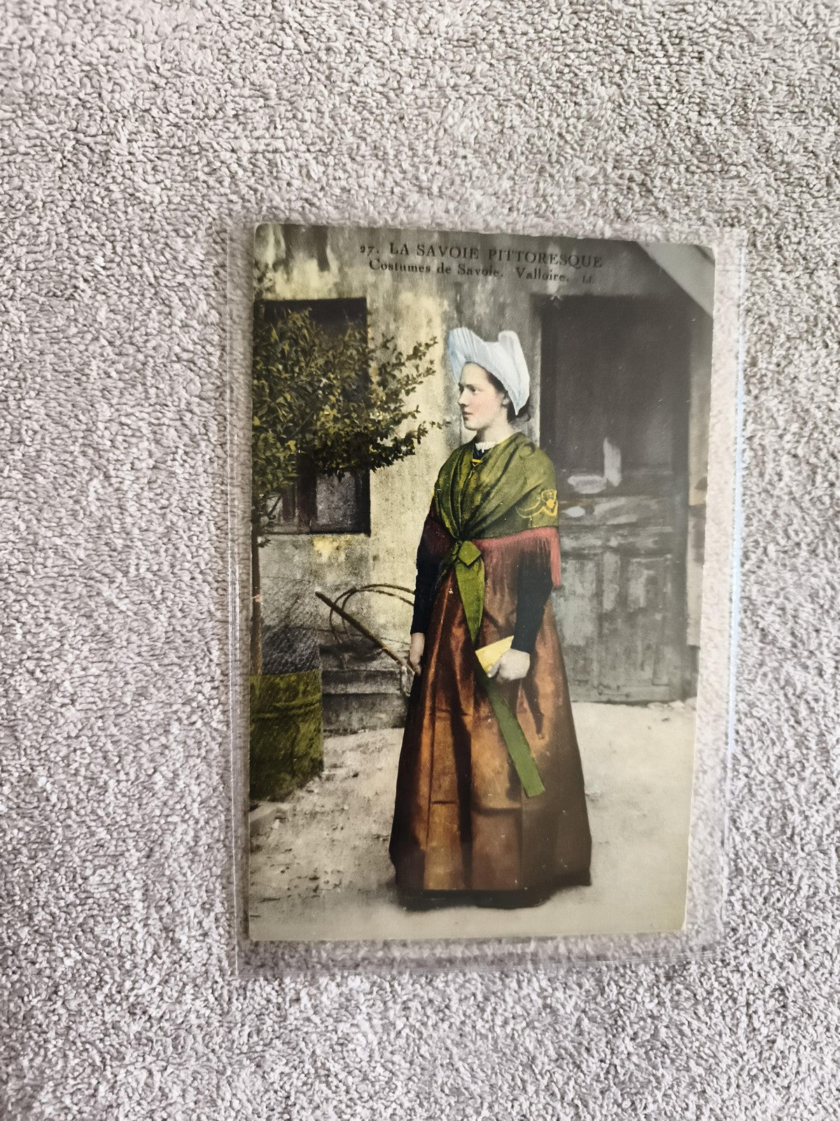 Carte postale CPA Costumes Savoie Valloire La Savoie Pittoresque colorisée