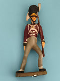 Figurine soldat ancien en plomb uniforme empire peinture main vintage