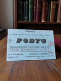Carte QSL Radio Amateur Vintage Rare Années 70