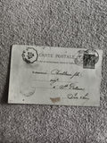 Carte postale affranchie 1906 Tours Indre-et-Loire, timbre 10c, philatélie (Ref