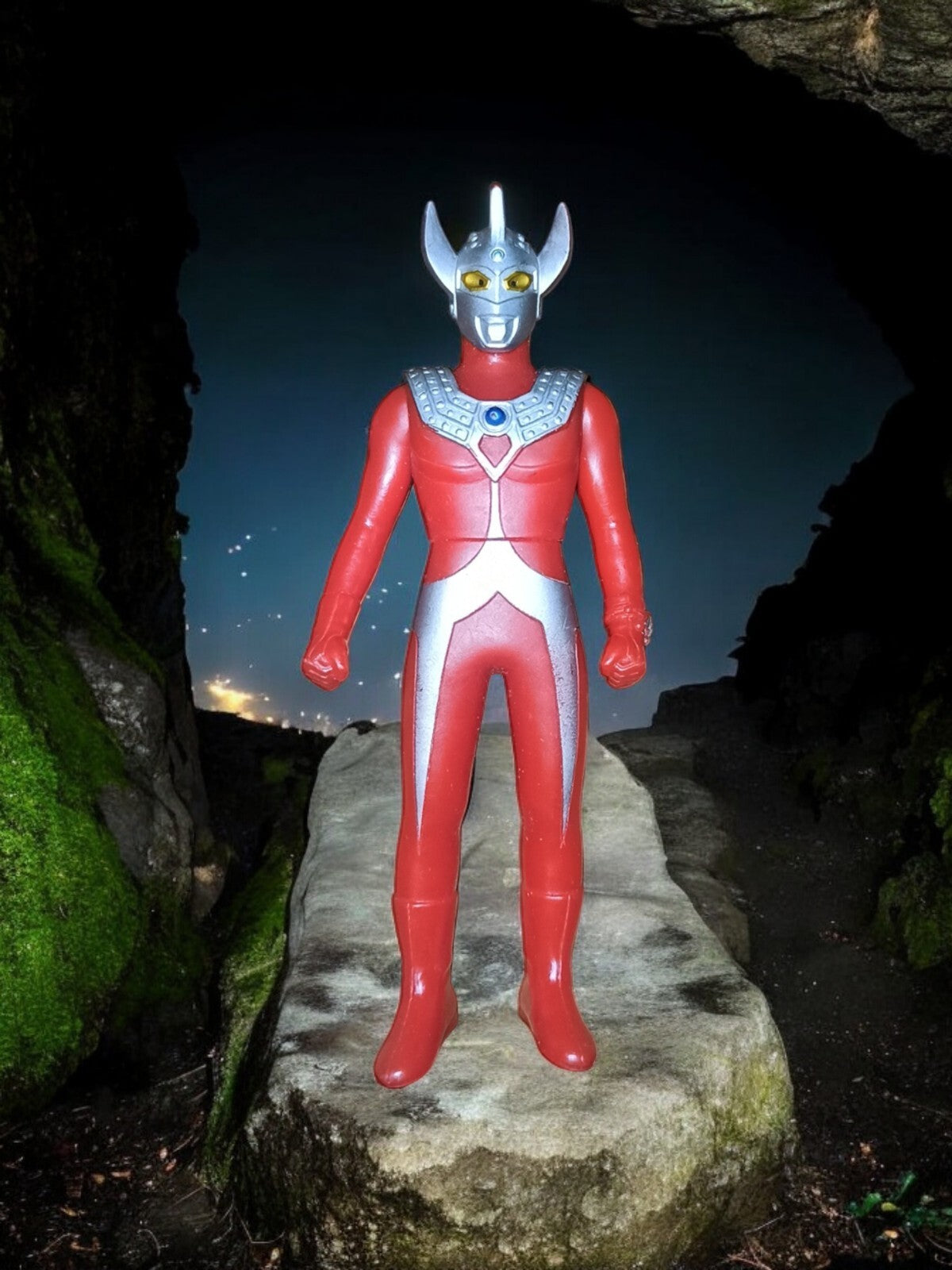Figurine Ultraman Bandai Ultra Hero Series 06 PVC rouge et argent 18cm occasion