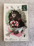 CPA militaire 152e Infanterie soldat uniforme bouquet Girardim France