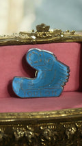 Pin's vintage SC Toulon bleu émaillé football, badge ancien rare