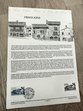 Document philatélique PÉROUGES oblitéré 2,20 F Timbres Poste France