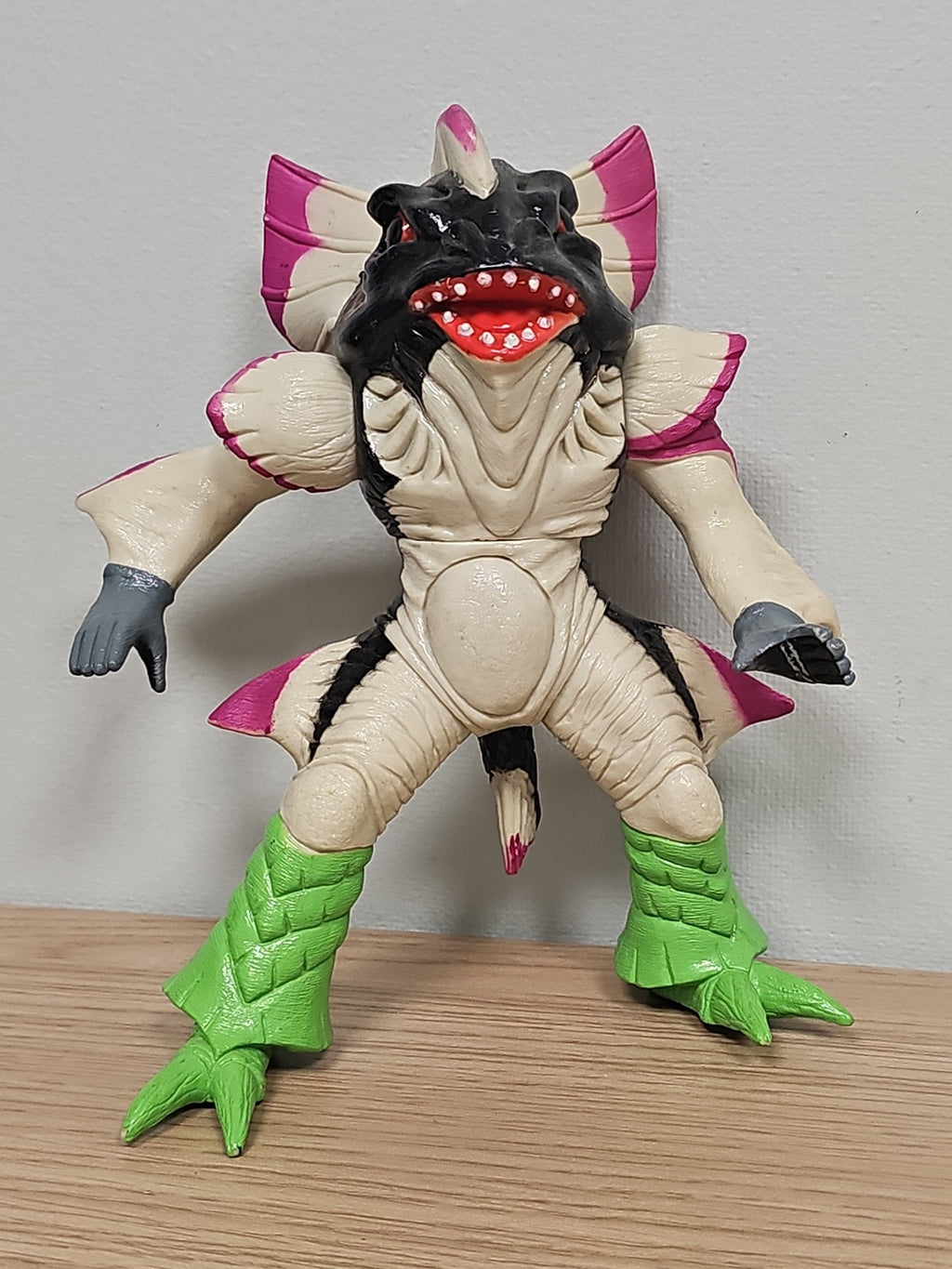 Figurine rétro Bandai 1993 Power Rangers Prantishead Fish Monster ancien jouet