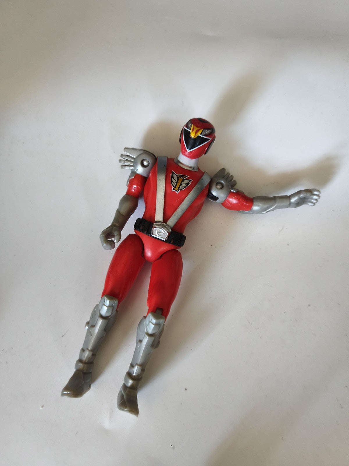Power Rangers RPM 2008 Rapid Pursuit Eagle Red Ranger Figurine articulée d'occas