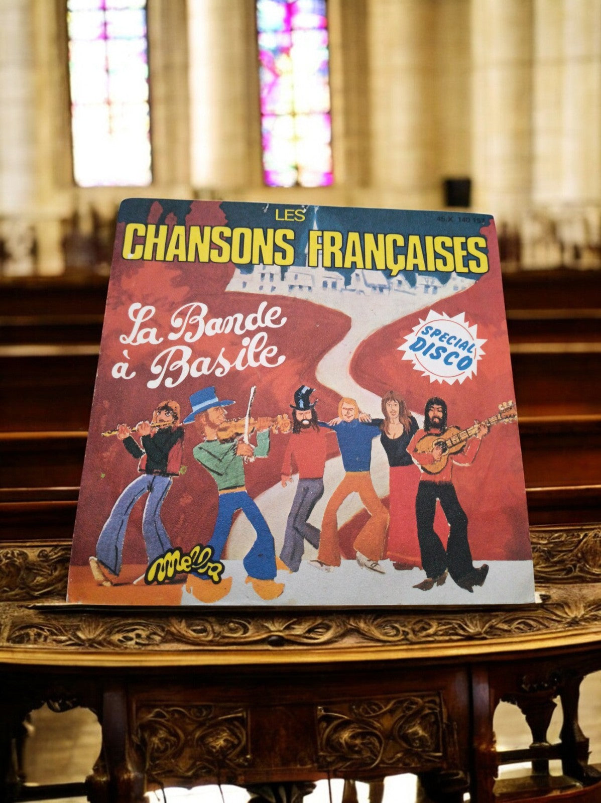 Vinyle 45 tours La Bande à Basile spécial disco années 70 chanson française
