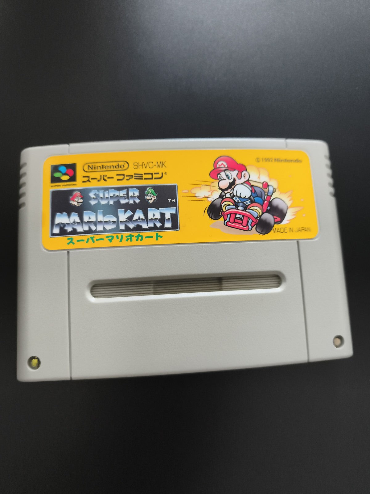 Cartouche Super Mario Kart Nintendo Super Famicom SHVC-MK Jap