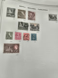 Timbres Kenya Ouganda Tanganyika lot oblitérés philatélie Afrique ancienne