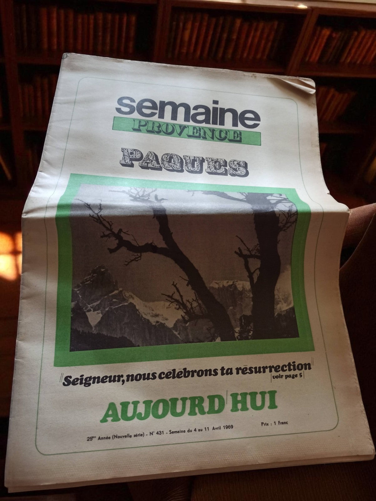 Journal ancien Semaine Provence 1969 Paques vintage presse régionale rétro