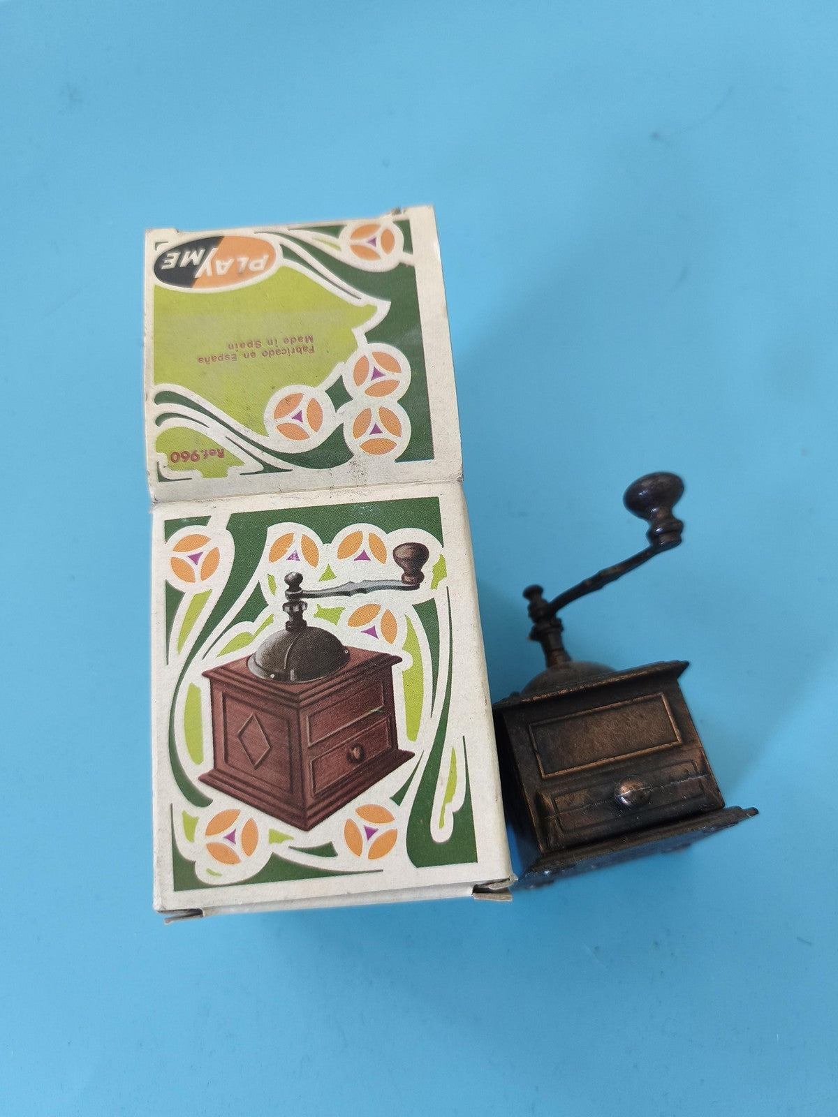 Rétro taille-crayon miniature PlayMe en métal, ancien, collection die-cast vinta
