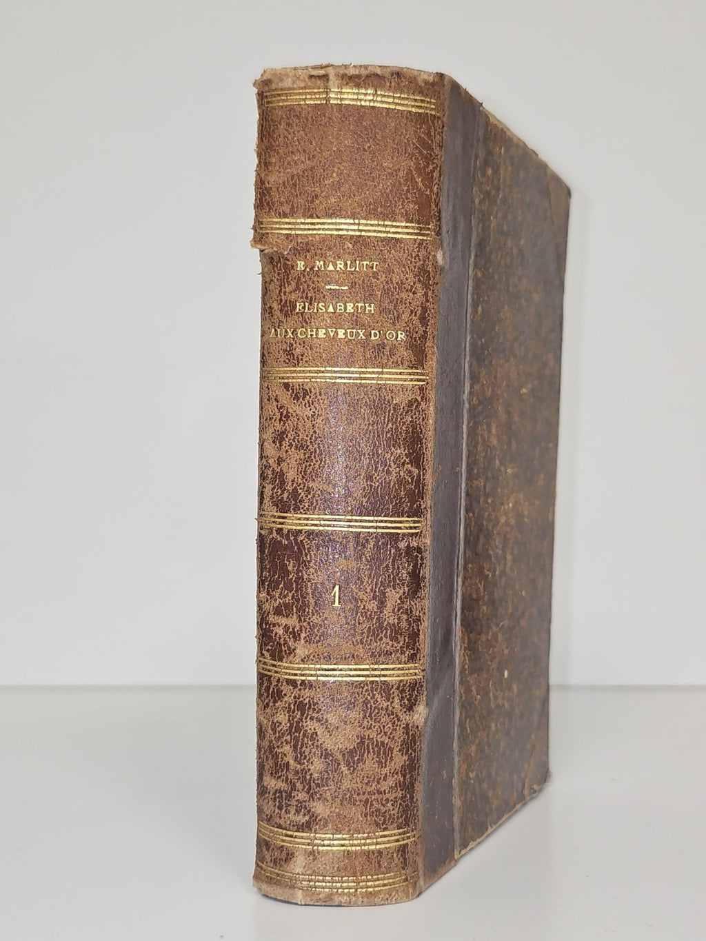 Livre ancien Elisabeth aux cheveux d'or vintage littérature jeunesse rétro colle