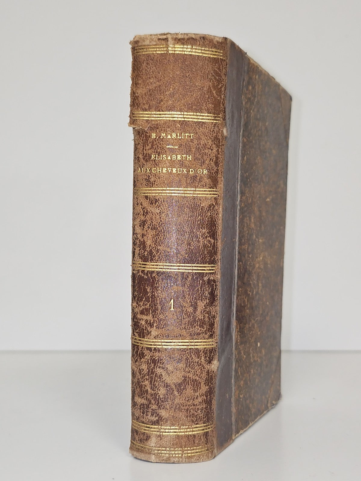 Livre ancien Elisabeth aux cheveux d'or vintage littérature jeunesse rétro colle