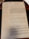 Document administratif ancien arrêté préfectoral Marseille années 50 vintage