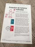Document philatélique officiel 1997 Protection enfance maltraitée timbres France