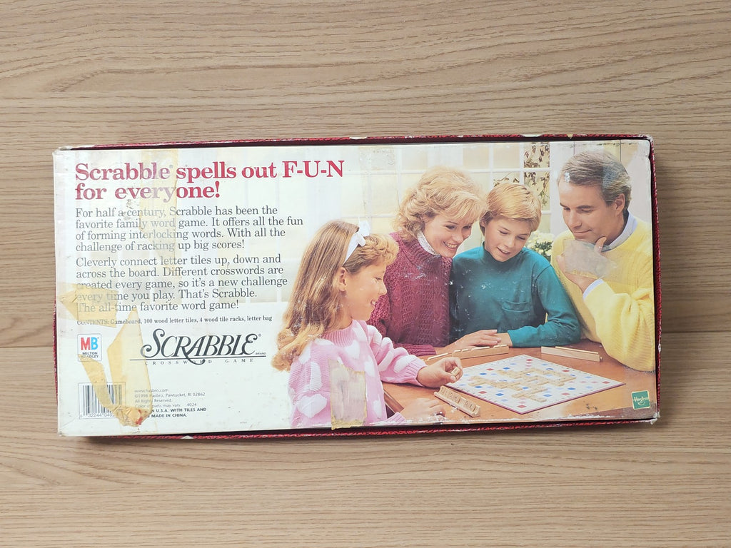 Scrabble MB édition 1998 jeu de société vintage ancien rétro collection