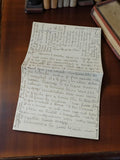 Lettre manuscrite 1939-1945 encre noire émouvante correspondance guerre
